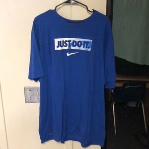 Nike Just Do it T Shirt blue Size 2-3x